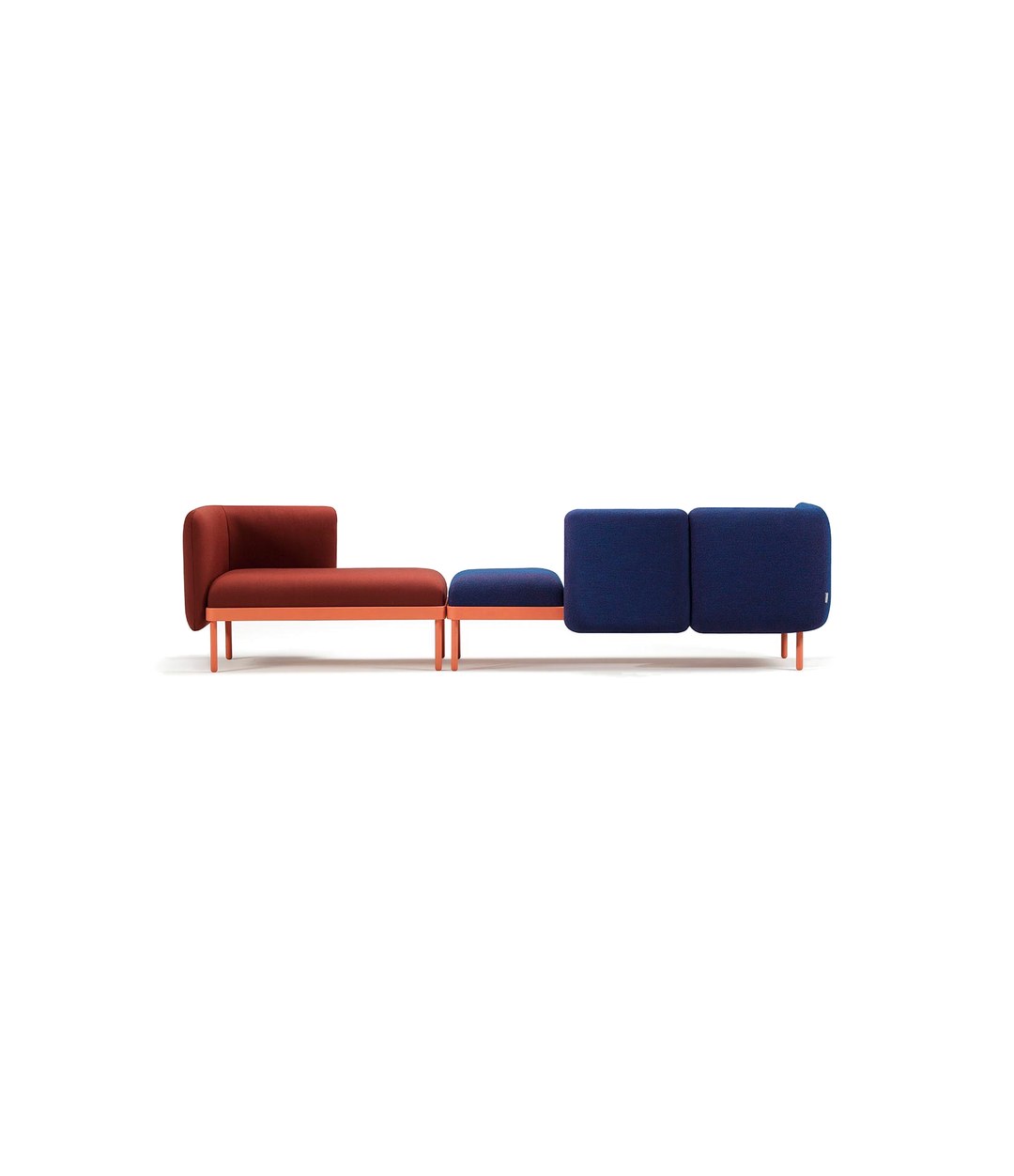 Mosaico Sofa by Sancal in red and blue – In Dubai by WSPR