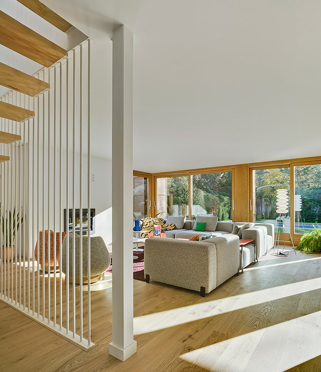 Mousse Modular Sofa by Sancal in cream in a sunny living room – In Dubai by WSPR