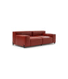 Mousse Sofa by Sancal in red leather – In Dubai by WSPR