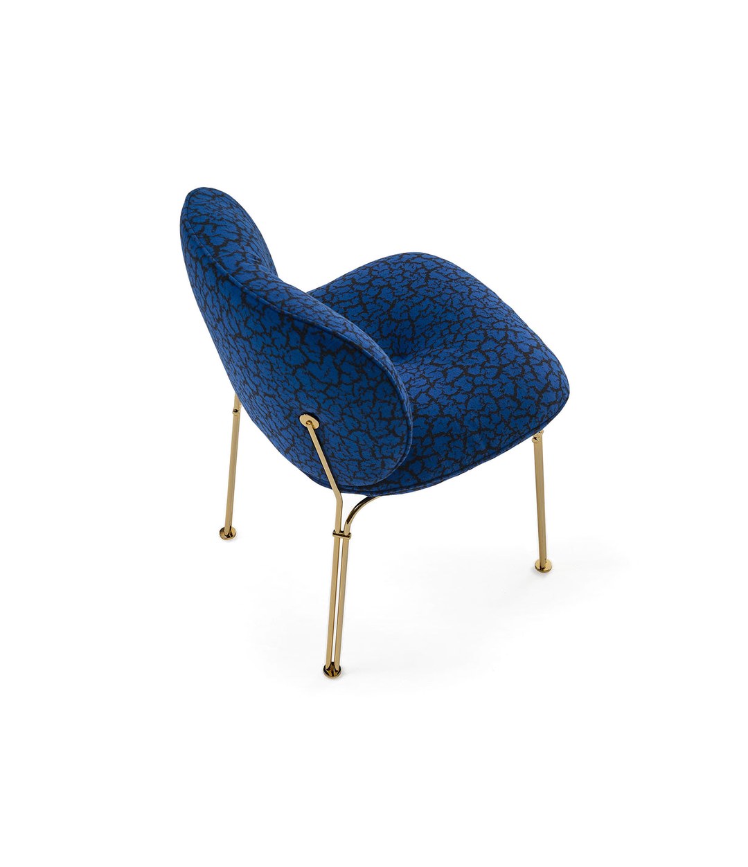Mullit Chair by Sancal with gold metal structure – In Dubai by WSPR