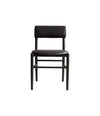 Nama Dining Chair by 101 Copenhagen in Coffee Black Oak / Aniline Leather Black – In Dubai by WSPR