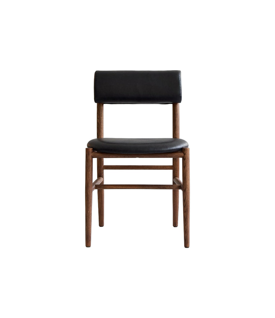 Nama Dining Chair by 101 Copenhagen in Classic Brown Oak / Aniline Leather Black – In Dubai by WSPR