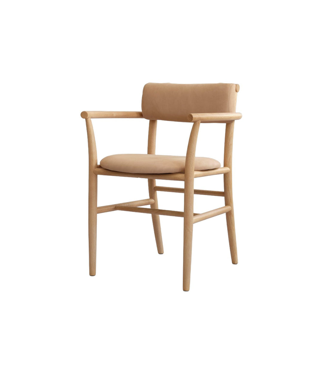 Nama Dining Chair with Armrests by 101 Copenhagen in Nubuck, view 2 – In Dubai by WSPR