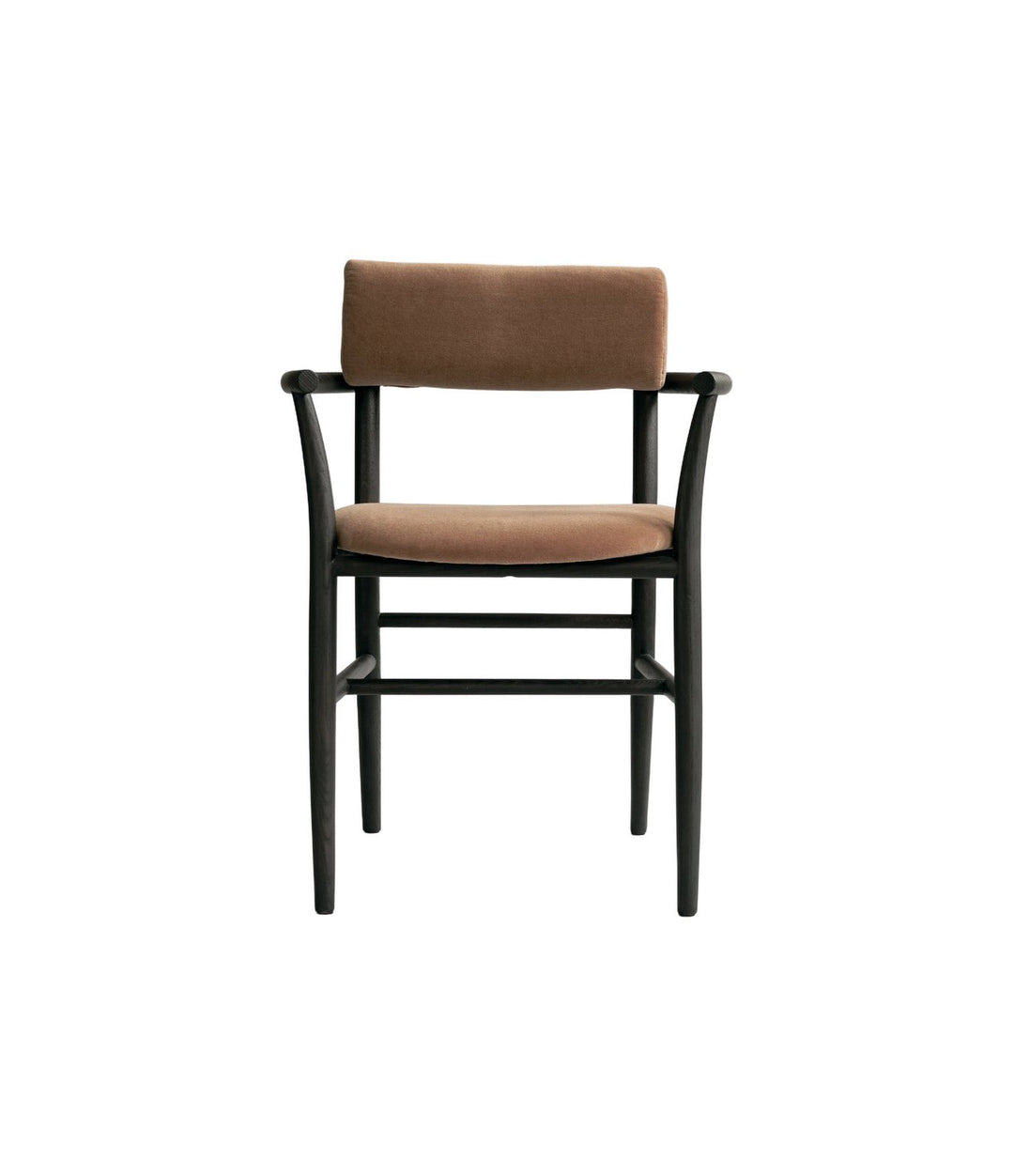 Nama Dining Chair with Armrests by 101 Copenhagen in Coffee Black Oak / Desert – In Dubai by WSPR