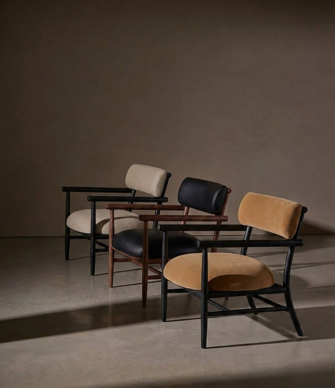 Nama Lounge Chair by 101 Copenhagen in Sand in a styled interior, view 2 – In Dubai by WSPR