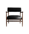 Nama Lounge Chair by 101 Copenhagen in Classic Brown Oak / Leather Black – In Dubai by WSPR