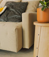 Nap Sofa Bed by Sancal in beige, arm detail – In Dubai by WSPR