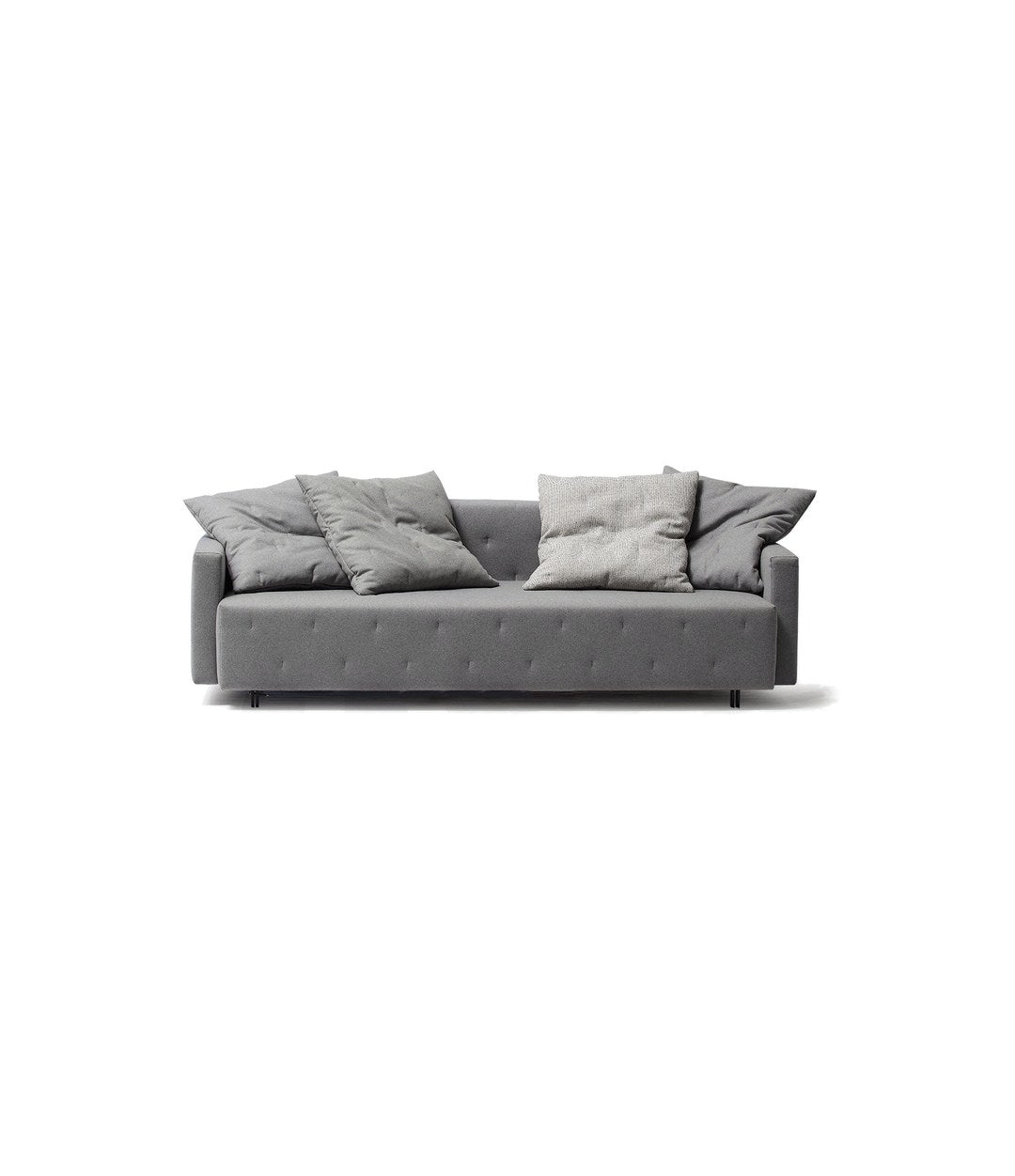 Nap Sofa Bed by Sancal in grey with scatter cushions – In Dubai by WSPR