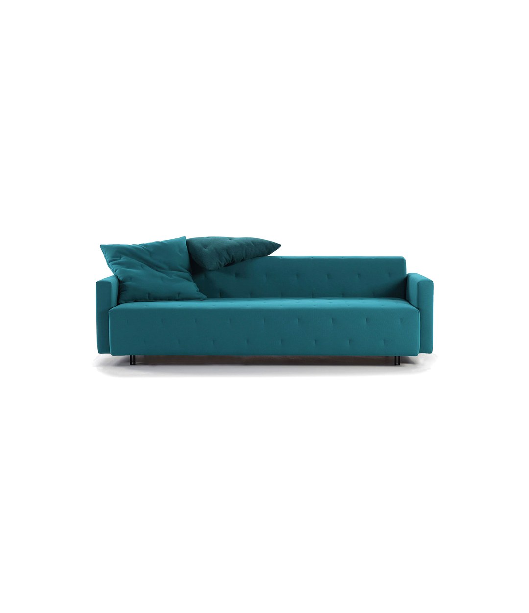 Nap Sofa Bed by Sancal in teal with scatter cushions – In Dubai by WSPR