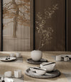 Native Bowl Set by 101 Copenhagen in Birch in a styled interior, view 3 – In Dubai by WSPR