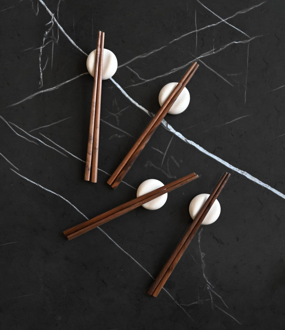 Native Chopstick Holders by 101 Copenhagen in Birch in a styled interior, view 3 – In Dubai by WSPR