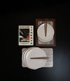 Native Dinner Set by 101 Copenhagen in Birch in a styled interior, view 2 – In Dubai by WSPR