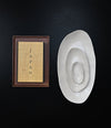 Native Oval Tray Set by 101 Copenhagen in Birch in a styled interior, view 2 – In Dubai by WSPR