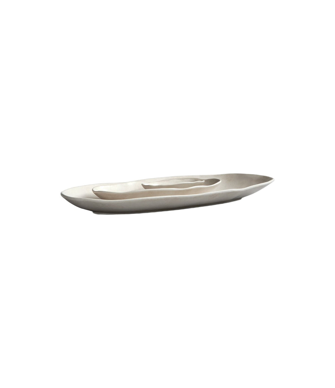 Native Oval Tray Set by 101 Copenhagen in Birch, view 2 – In Dubai by WSPR