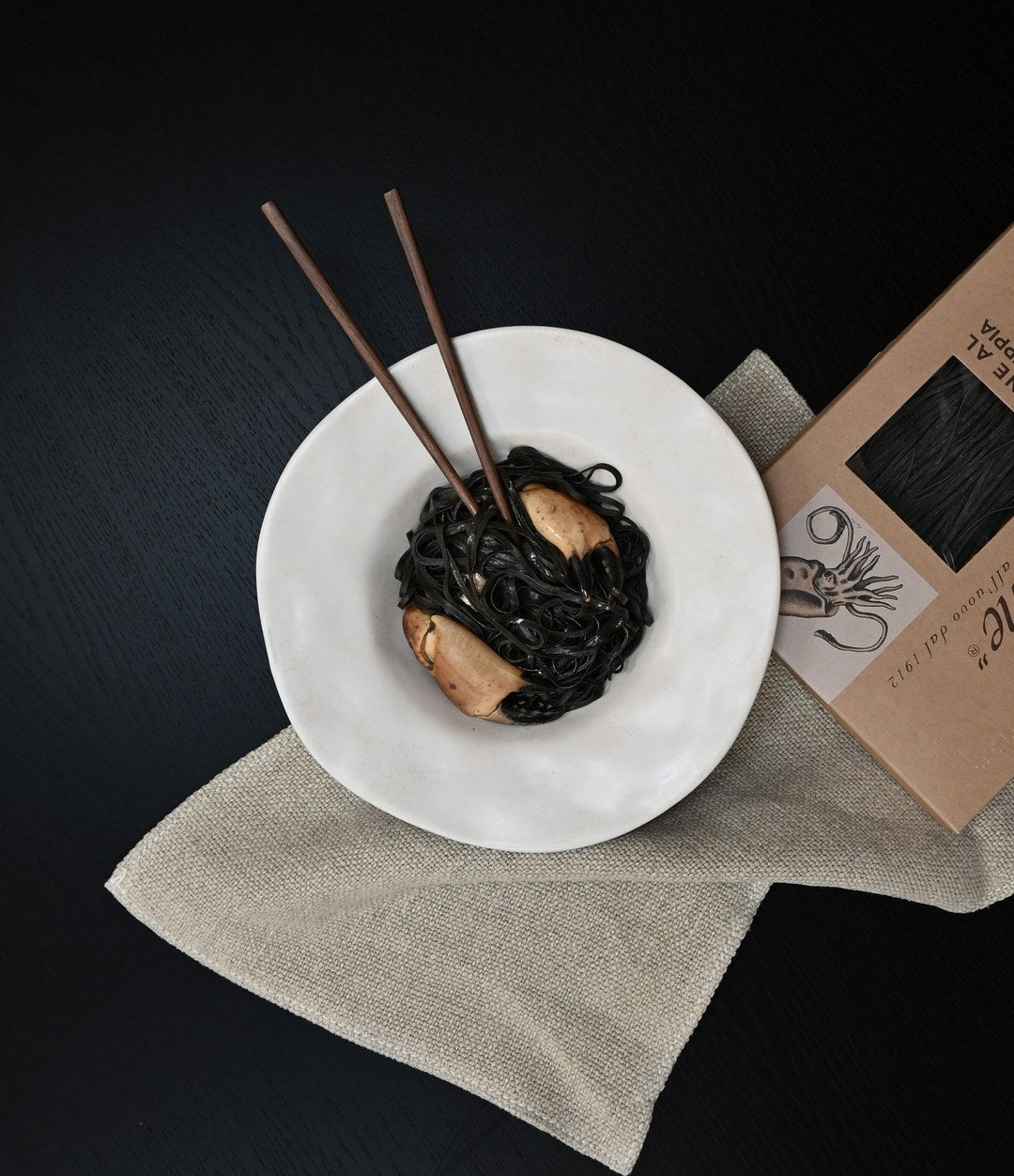 Native Pasta Plate by 101 Copenhagen in Birch in a styled interior, view 2 – In Dubai by WSPR
