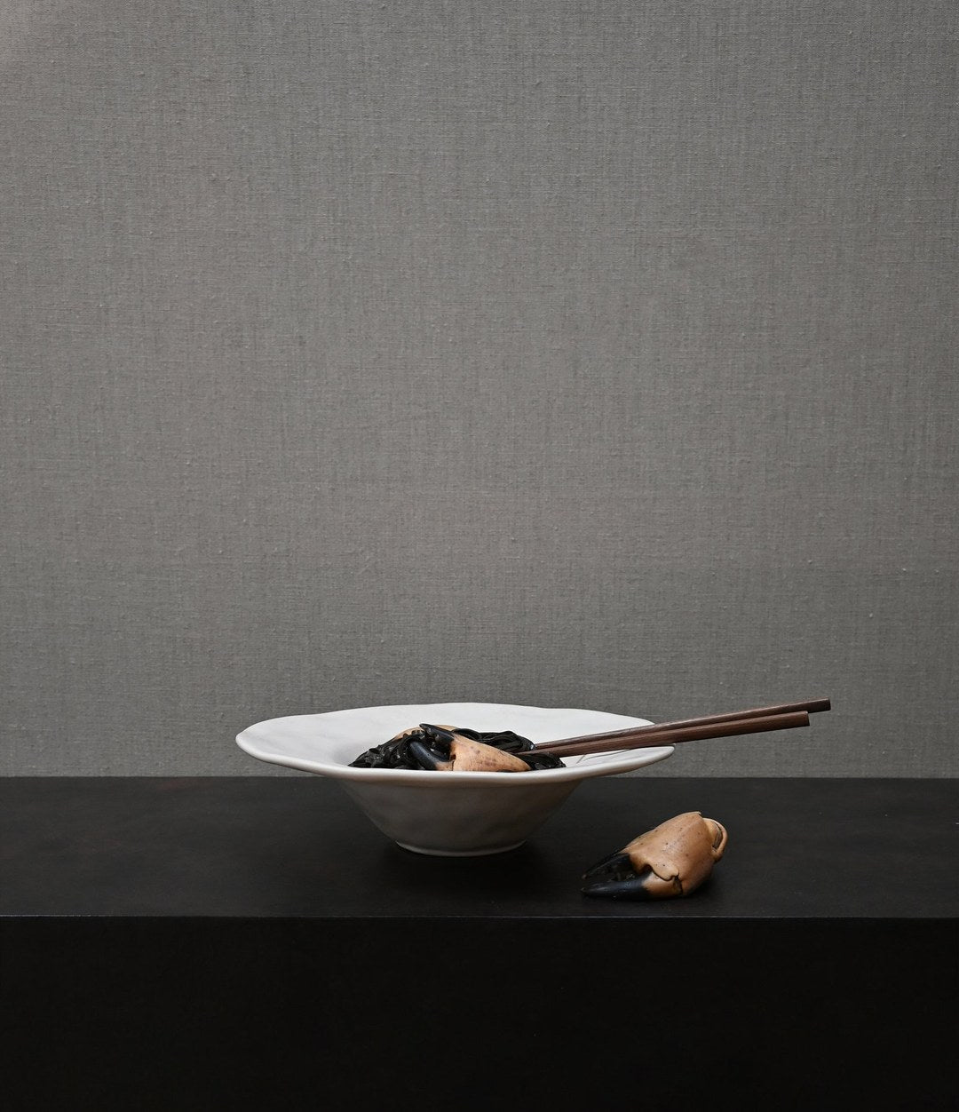 Native Pasta Plate by 101 Copenhagen in Birch in a styled interior, view 3 – In Dubai by WSPR
