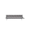 Next Stop Modular Bench by Sancal backrest module with a table in grey – In Dubai by WSPR