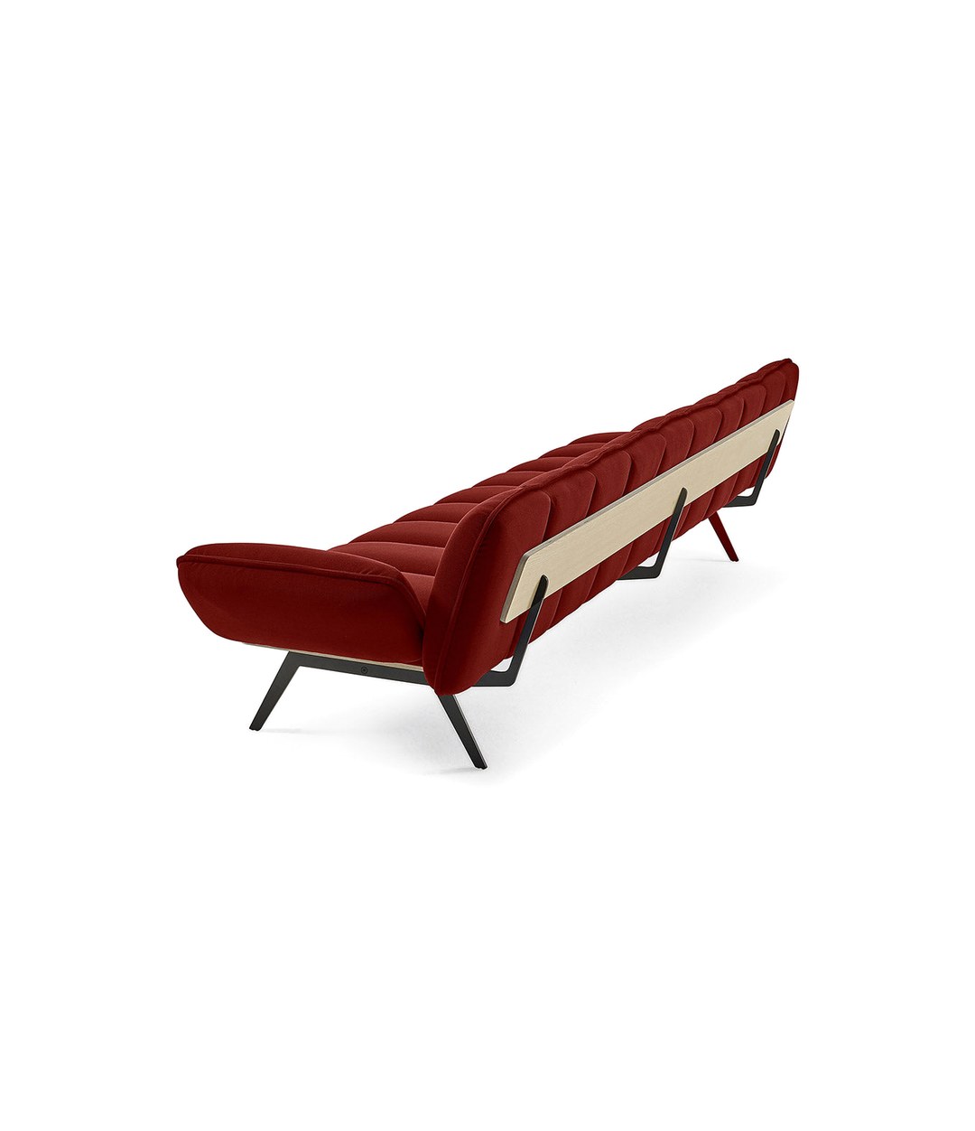Next Stop Sofa by Sancal in red, rear view – In Dubai by WSPR