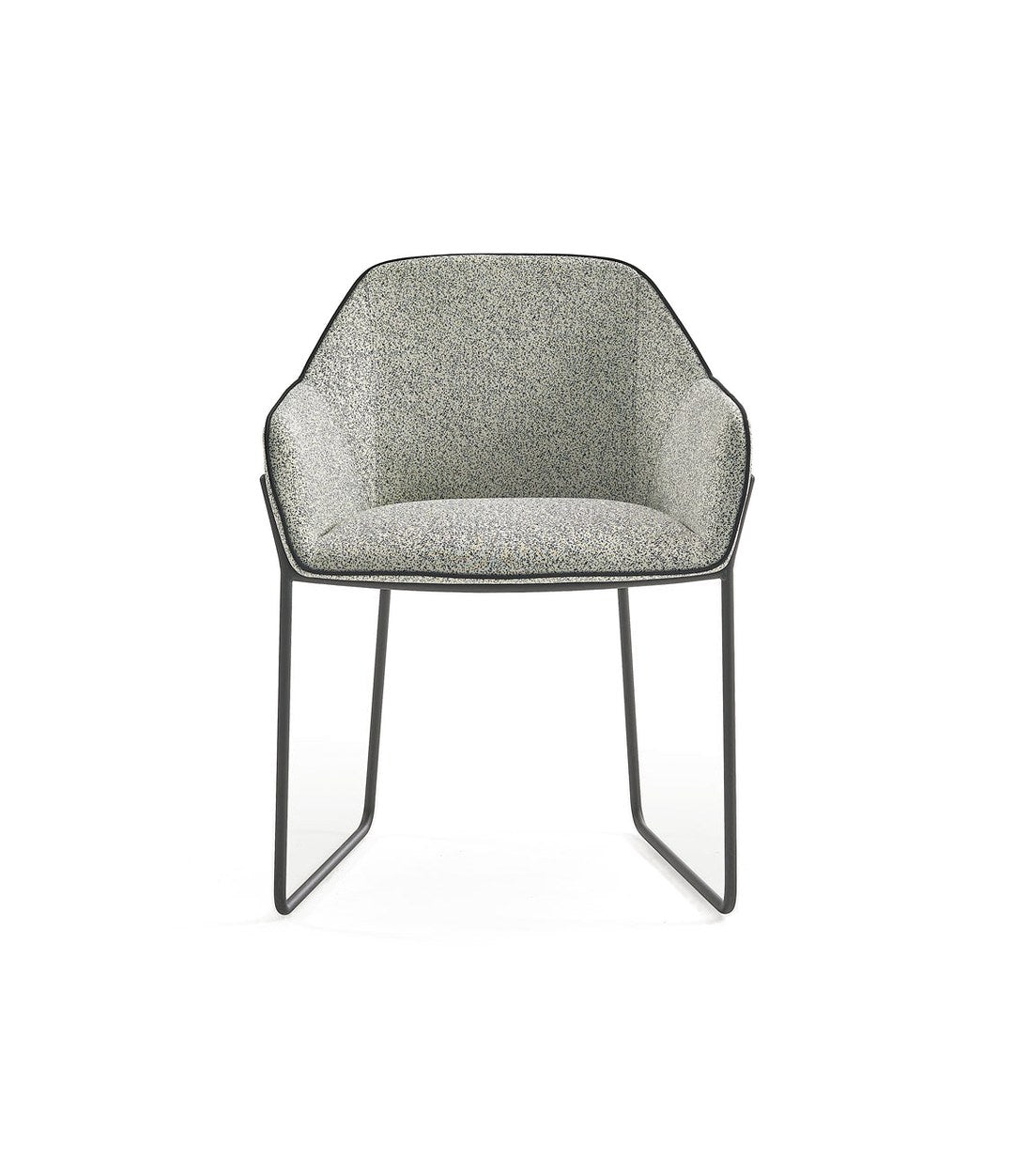Nido Chair by Sancal in grey on a sled base – In Dubai by WSPR