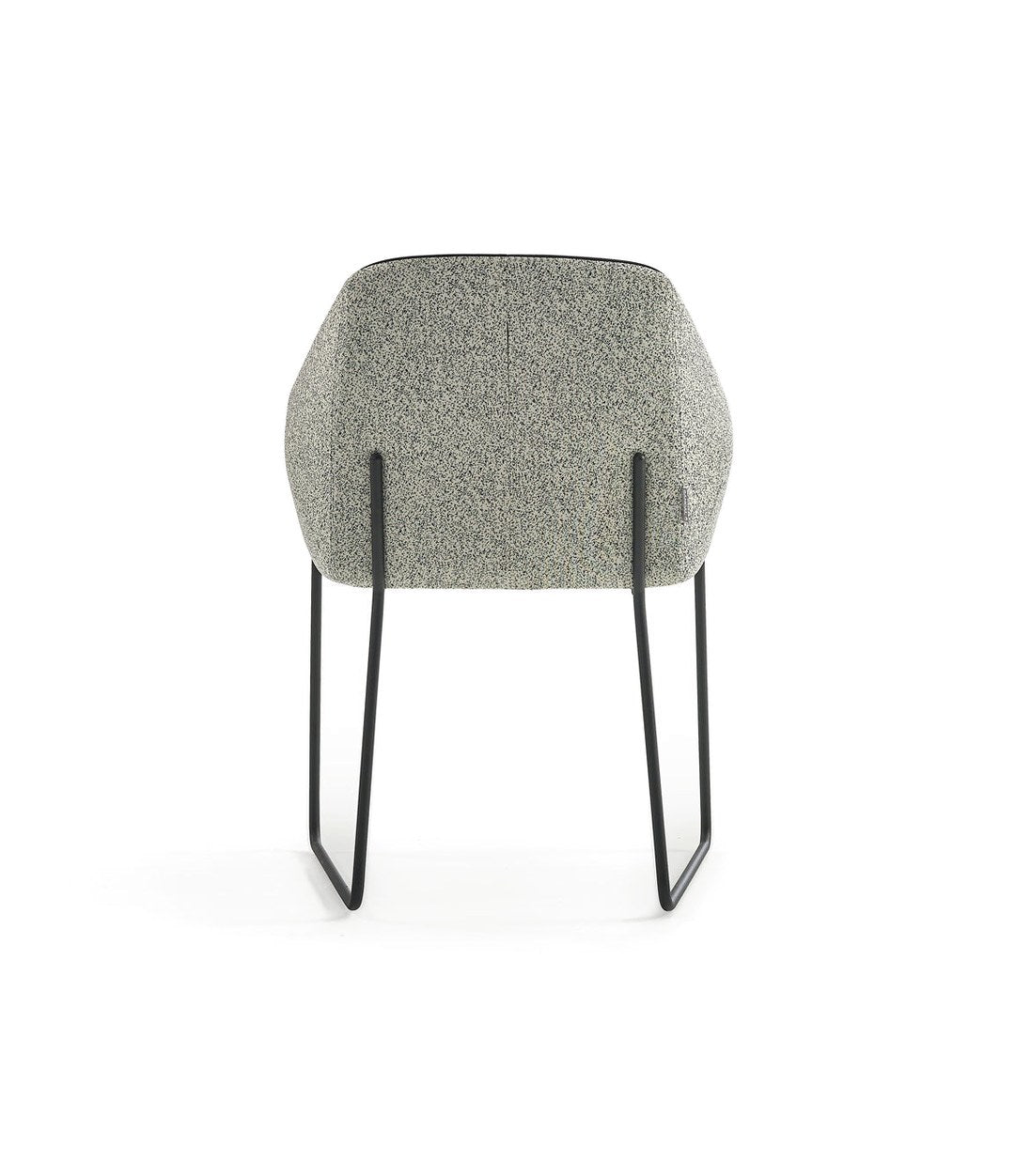 Nido Chair by Sancal in grey on a sled base, rear view – In Dubai by WSPR