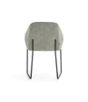 Nido Chair by Sancal in grey on a sled base, rear view – In Dubai by WSPR