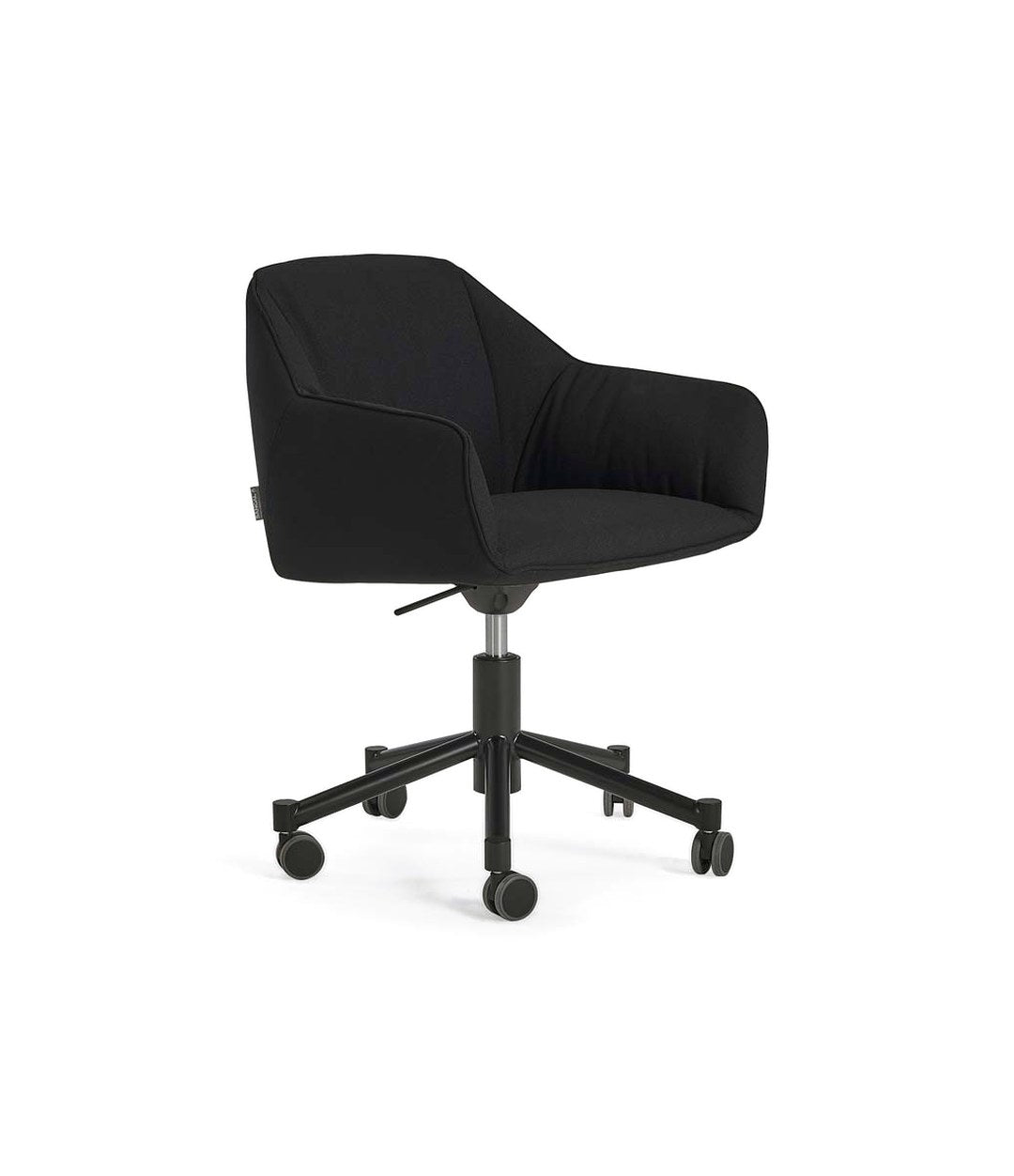 Nido Chair by Sancal in black on a wheeled base – In Dubai by WSPR