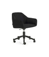 Nido Chair by Sancal in black on a wheeled base – In Dubai by WSPR