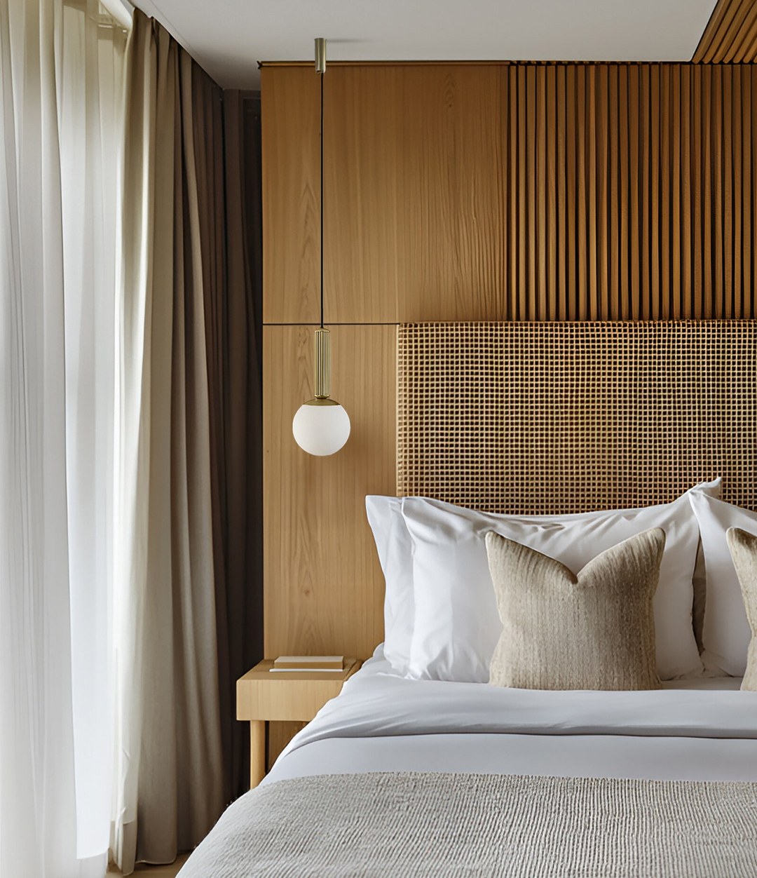 No. 2 Pendant Lamp by 101 Copenhagen in Brass in a styled interior – In Dubai by WSPR