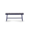 Nudo Bench by Sancal in navy with a grey cushion, front view – In Dubai by WSPR