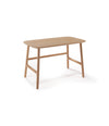 Nudo Desk by Sancal in natural oak, three-quarter view – In Dubai by WSPR