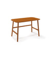 Nudo Desk by Sancal in dark stained oak, three-quarter view – In Dubai by WSPR