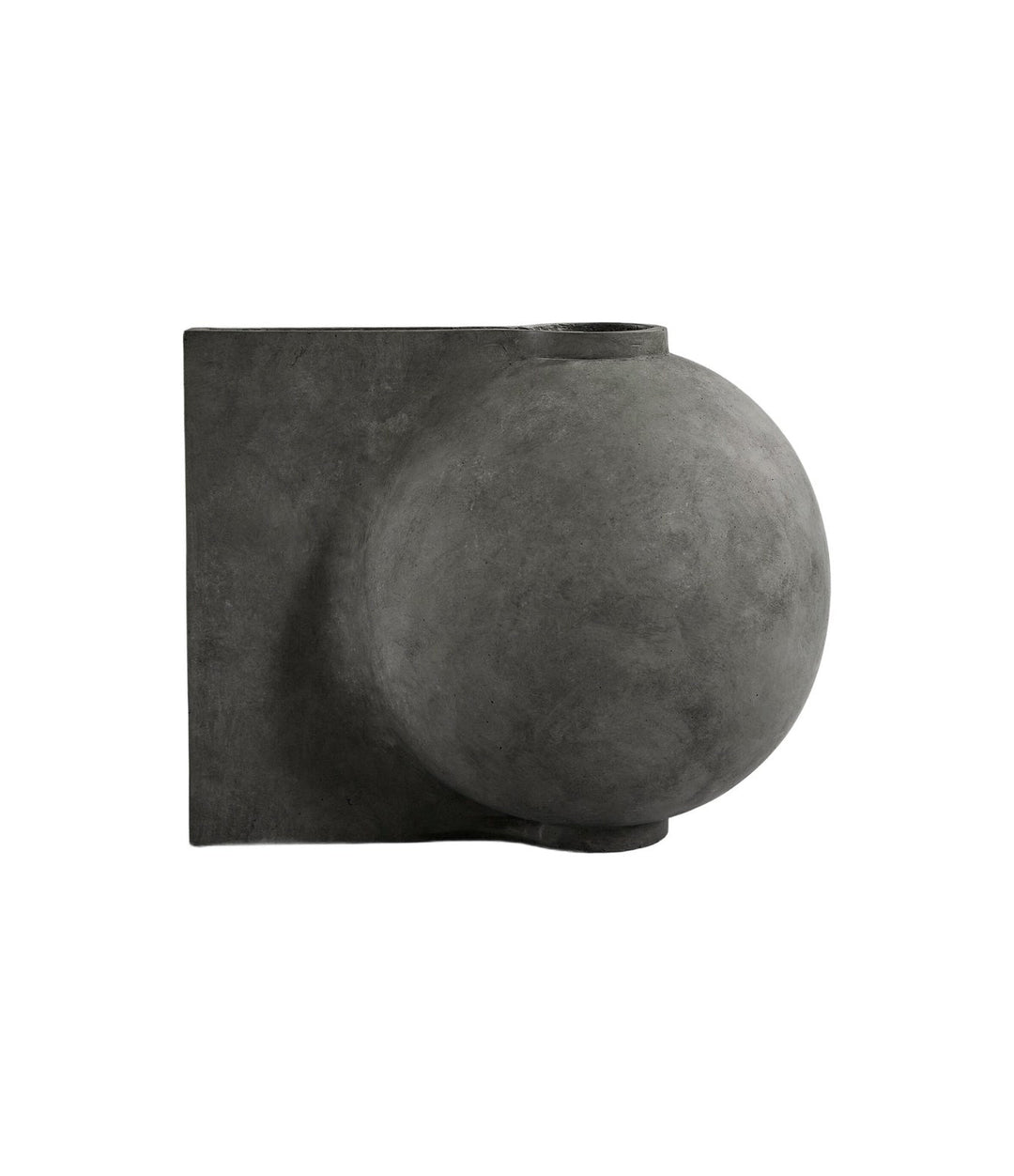 Offset Vase, Big by 101 Copenhagen in Dark Grey – In Dubai by WSPR