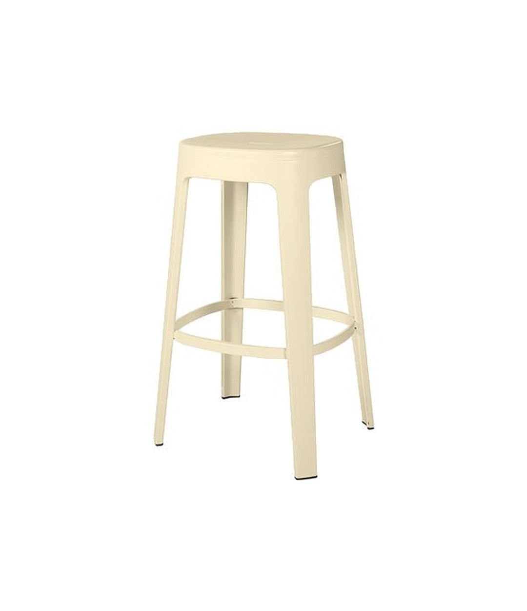 Ombra Bar Stool by RS Barcelona in Light Ivory, No Backrest – In Dubai by WSPR