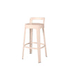 Ombra Bar Stool by RS Barcelona in Peach Rose, With Backrest back view – In Dubai by WSPR