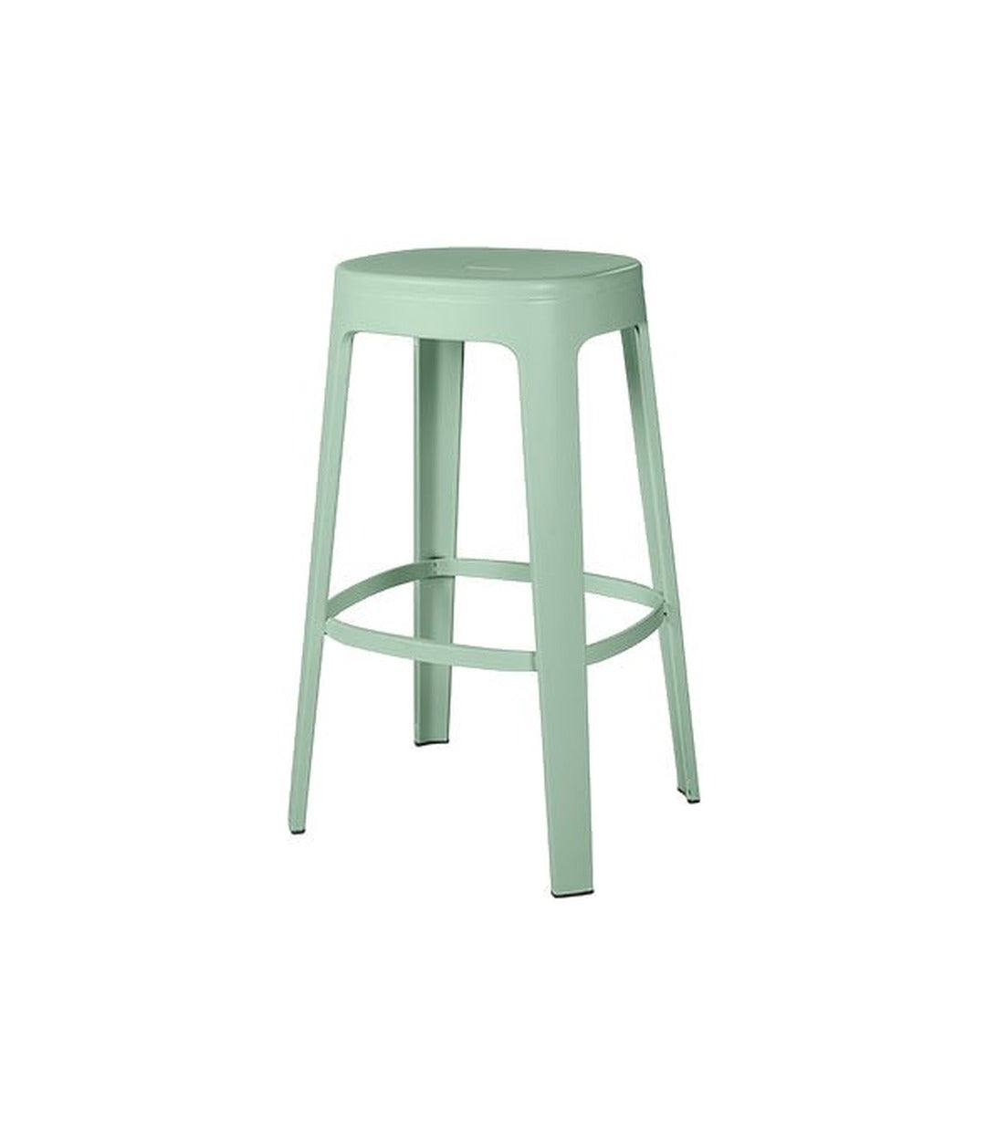 Ombra Bar Stool by RS Barcelona in Warm Sage, No Backrest – In Dubai by WSPR