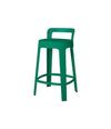 Ombra Counter Stool by RS Barcelona in Emerald Green, With backrest back view – In Dubai by WSPR