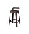 Ombra Counter Stool by RS Barcelona in Grey Brown, With backrest back view – In Dubai by WSPR