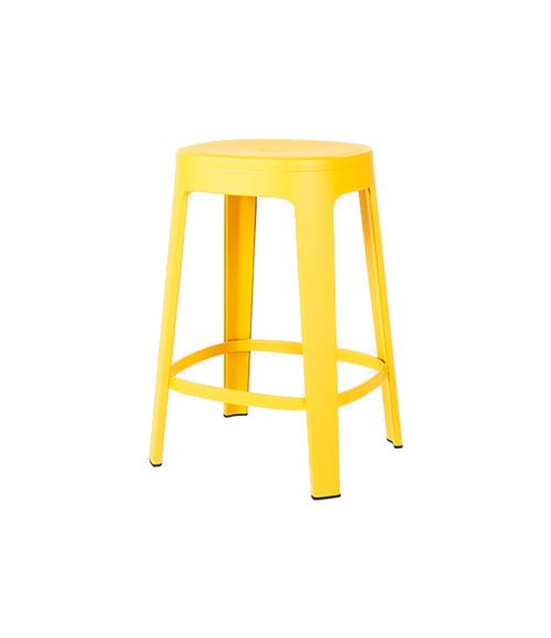 Ombra Counter Stool by RS Barcelona in Sulfur Yellow, No backrest – In Dubai by WSPR