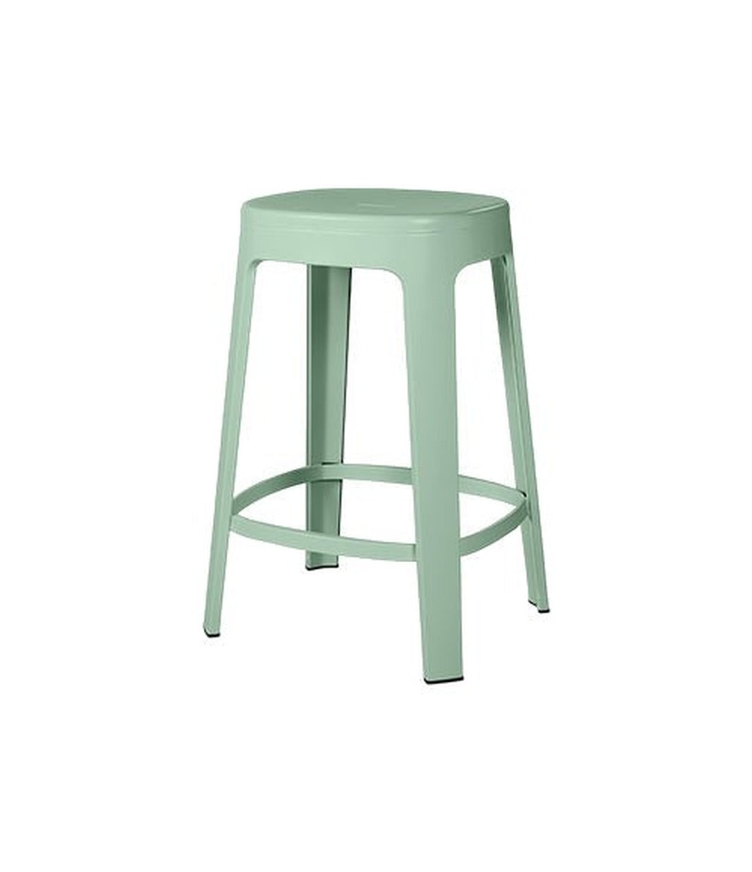 Ombra Counter Stool by RS Barcelona in Warm Sage, No backrest – In Dubai by WSPR