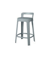 Ombra Counter Stool by RS Barcelona in Window Grey, With backrest back view – In Dubai by WSPR