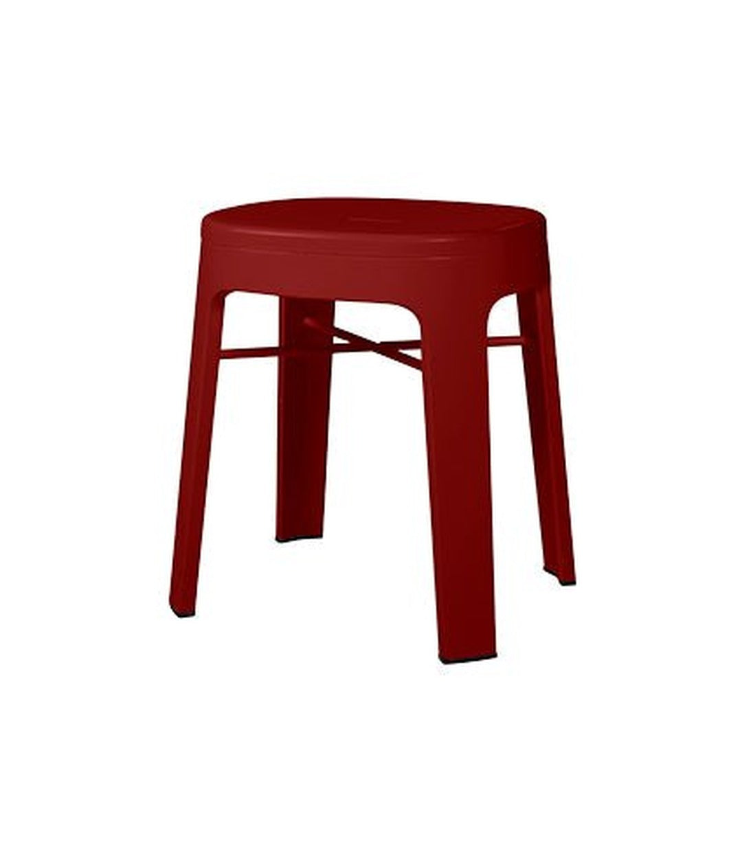 Ombra Low Stool by RS Barcelona in Bordeaux, No backrest – In Dubai by WSPR