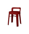 Ombra Low Stool by RS Barcelona in Bordeaux, With backrest back view – In Dubai by WSPR