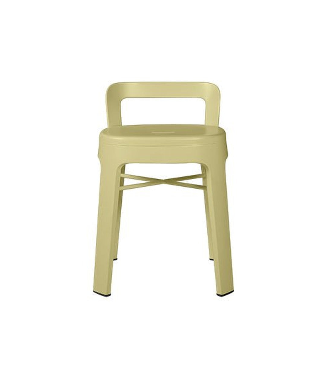 Ombra Low Stool by RS Barcelona in Green Beige back view – In Dubai by WSPR