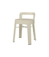 Ombra Low Stool by RS Barcelona in Silk Grey, With backrest back view – In Dubai by WSPR