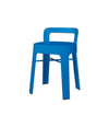Ombra Low Stool by RS Barcelona in Sky Blue, With backrest back view – In Dubai by WSPR
