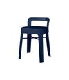 Ombra Low Stool by RS Barcelona in Steel Blue, With backrest back view – In Dubai by WSPR