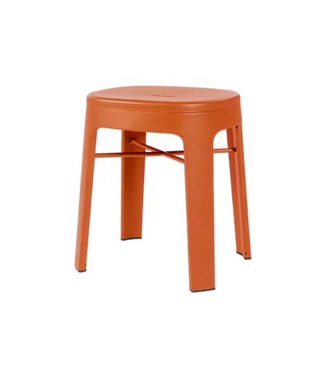 Ombra Low Stool by RS Barcelona in Terracotta, No backrest – In Dubai by WSPR