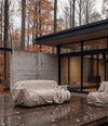 Outdoor Cover, Lounge Chair by 101 Copenhagen in Sand in a styled interior – In Dubai by WSPR