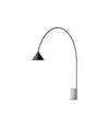 Ozz floor lamp by Miniforms in black metal with concrete base – In Dubai by WSPR