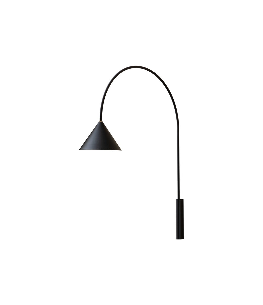 Ozz Wall Lamp by Miniforms in Black Lacquered, front view – In Dubai by WSPR